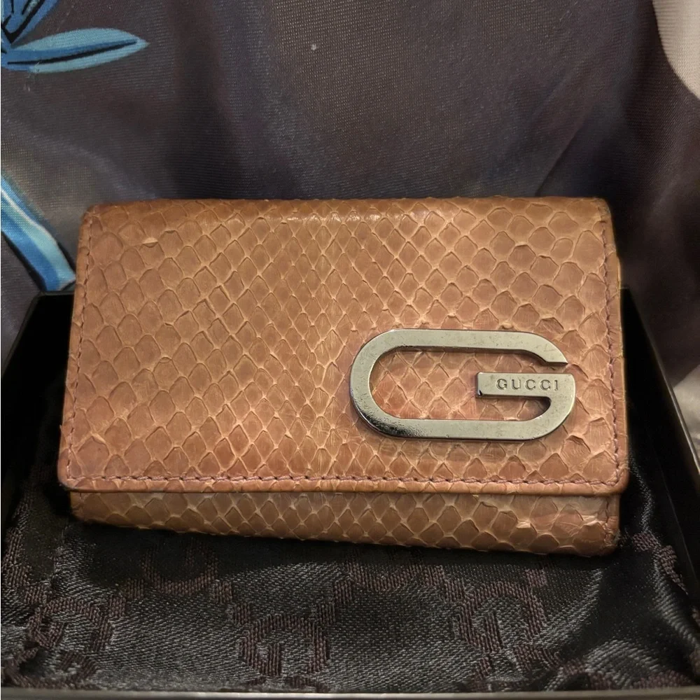 Gucci python key case. - Picture 3 of 8